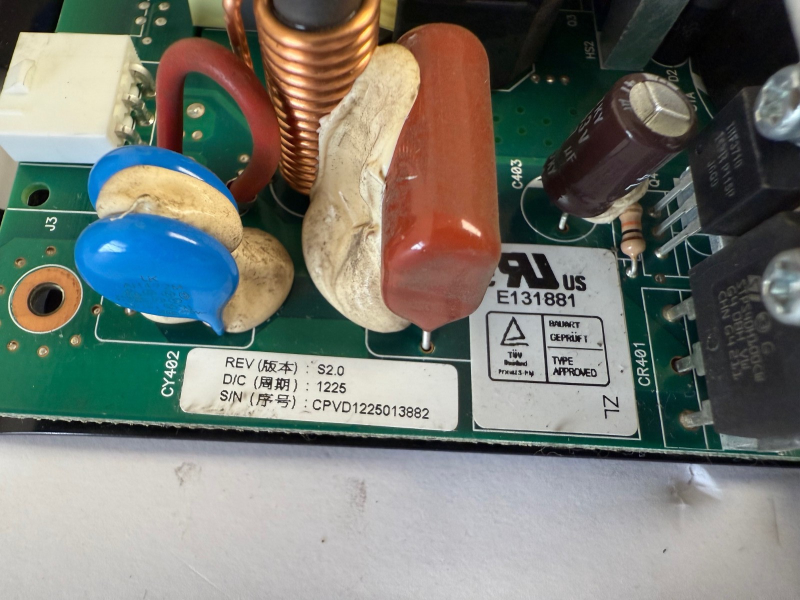 CQC DPSN-470BP B 470 WATT POWER SUPPLY BOARD 100-240V 7A OR 48V 12A 47-63HZ