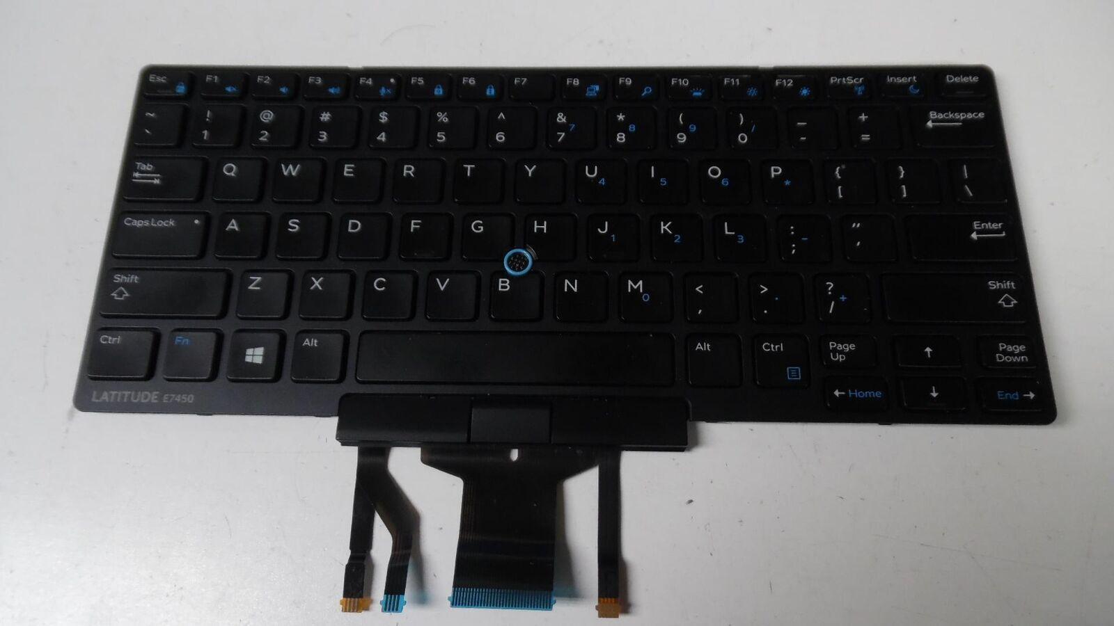 Genuine Dell Latitude E5470 – Backlit QWERTY Keyboard – 0D19TR PK1313D3B00 *