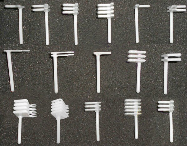 Hard disk/Disk extractor/hammer+37 Pcs Hard disk Magnetic head Replacement Combs