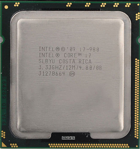 INTEL CORE I7 I7-980 SLBYU 3.33 GHZ / 12M/ 4.80 LGA 1366 6 Cores TDP 130W