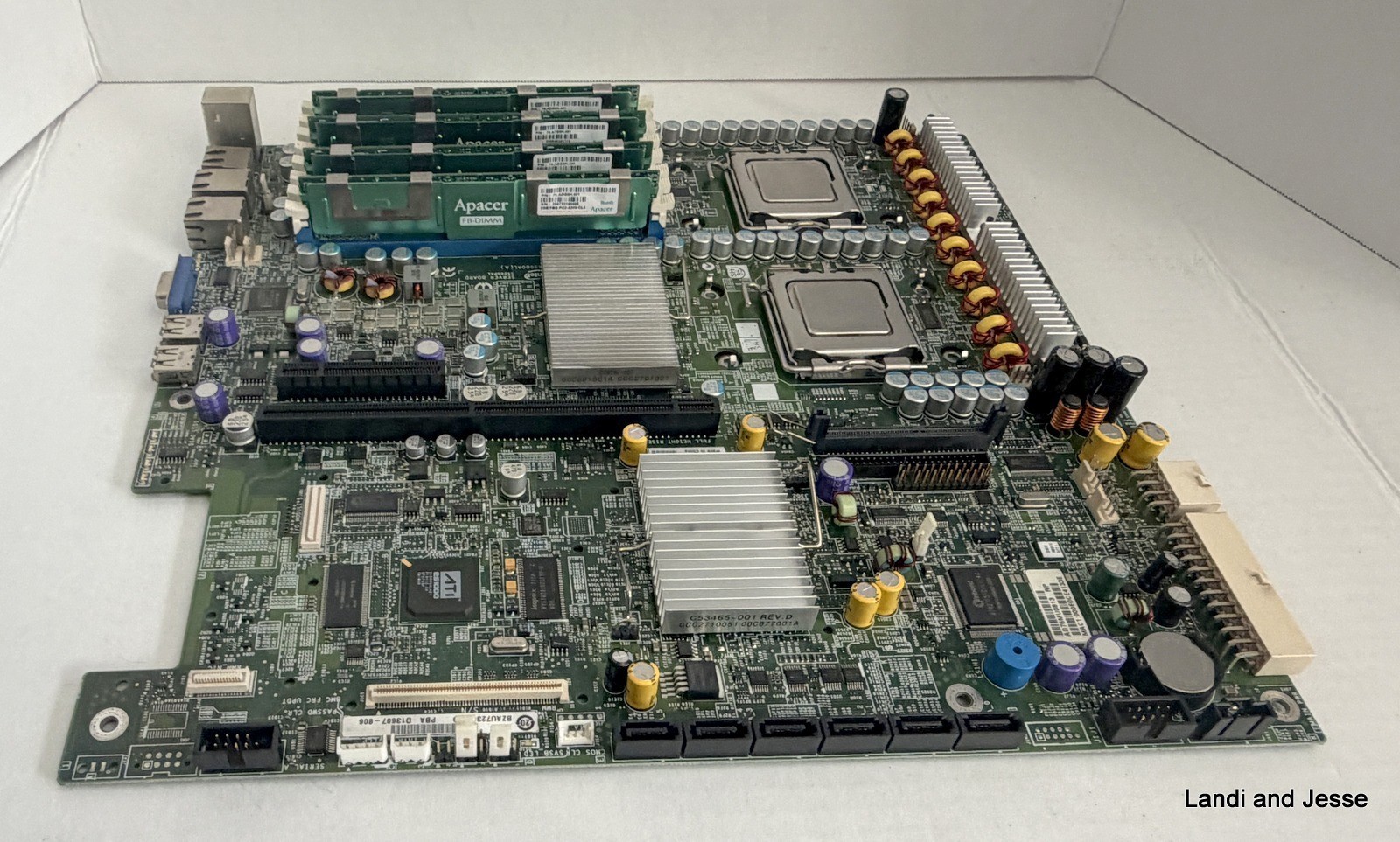 Intel Server Board S5000PAL Socket 771 System Board 8gb Ram 2 intel xeon sl9yk