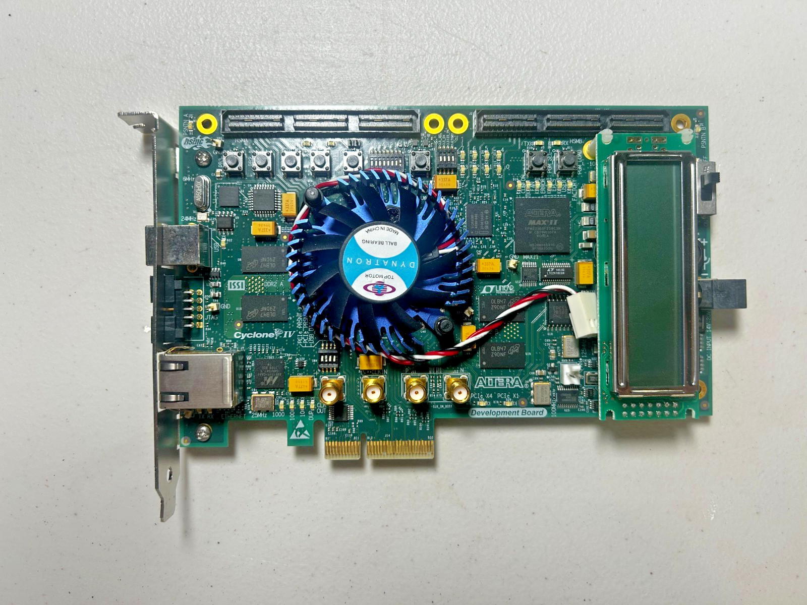 Altera Cyclone IV GX FPGA Development Kit DK-DEV-4CGX150N PCIe HSMC EP4CGX150