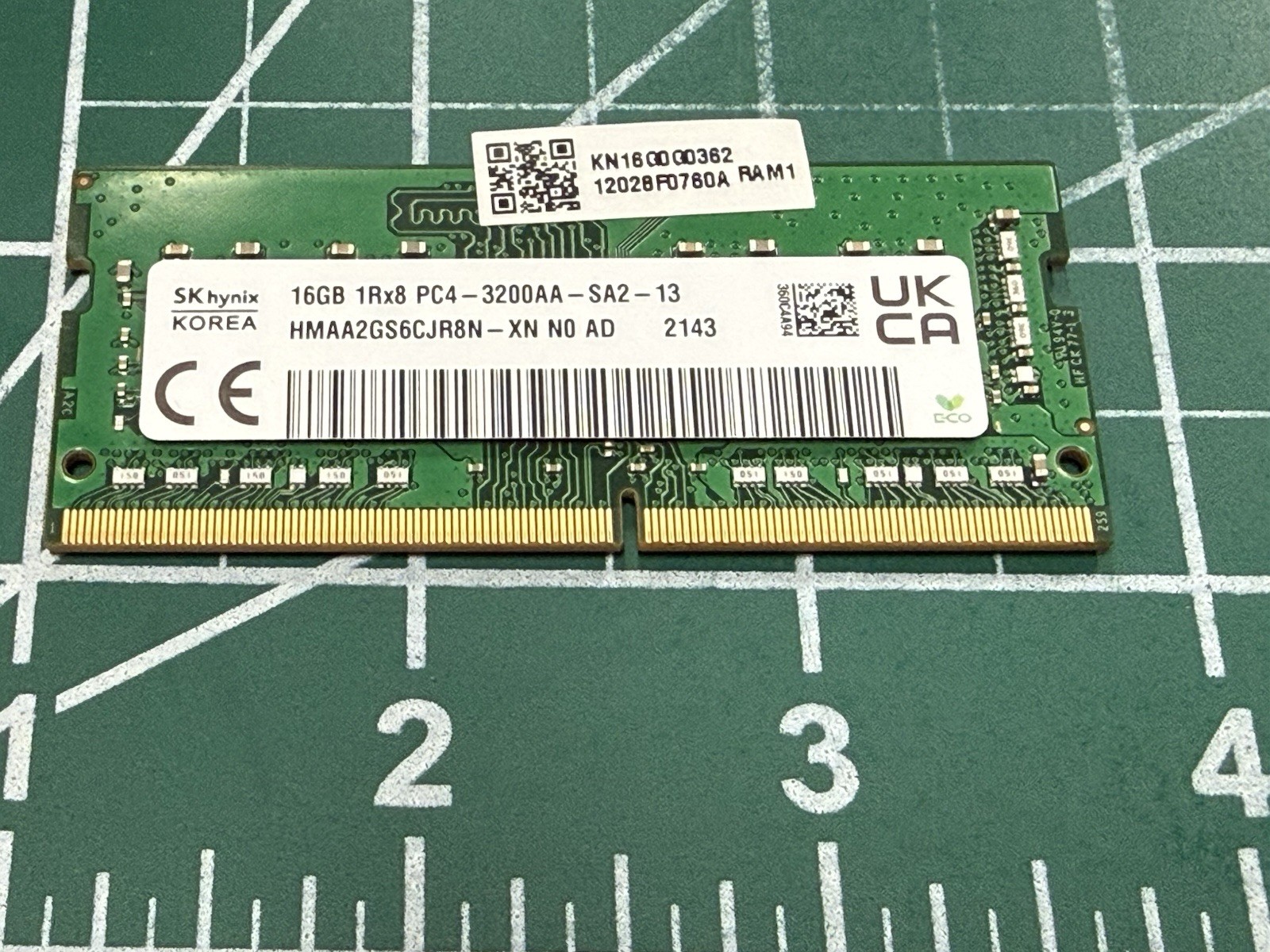 SK Hynix 16GB 2Rx8 PC4-3200AA-Se1-11