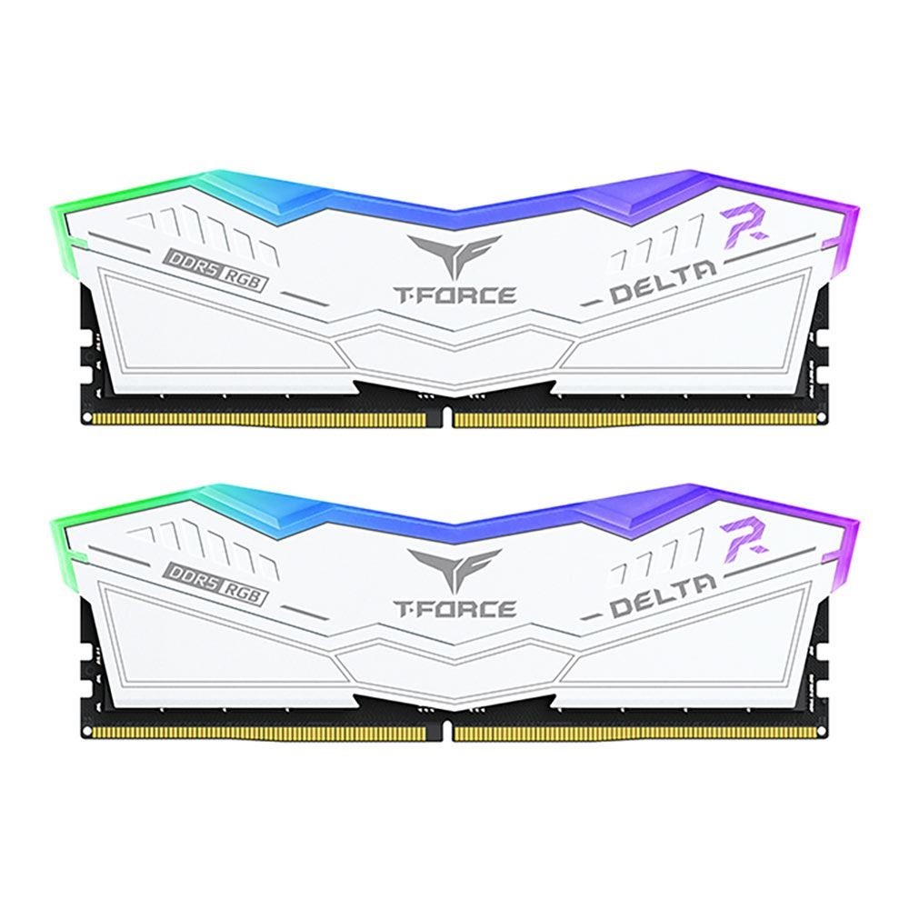Team Group 32GB (2 x 16GB) 288-Pin PC RAM DDR5 6000 C28 Intel XMP AMD Expo White