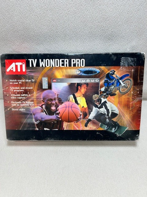 ATI TV WONDER PRO PCI TV-tuner & Video Catpure NTSC New In Sealed Box