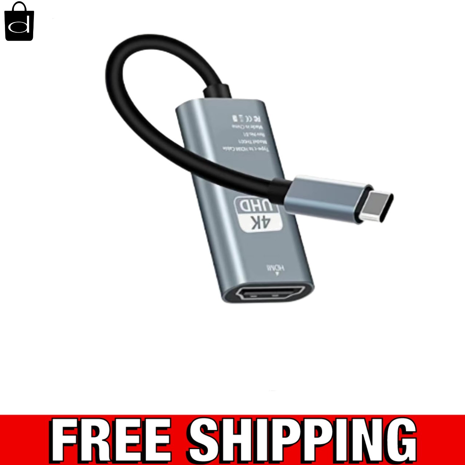 Video Capture Card, USB3.0 HDMI to USB C Capture Card, 4K 1080P 60FPS