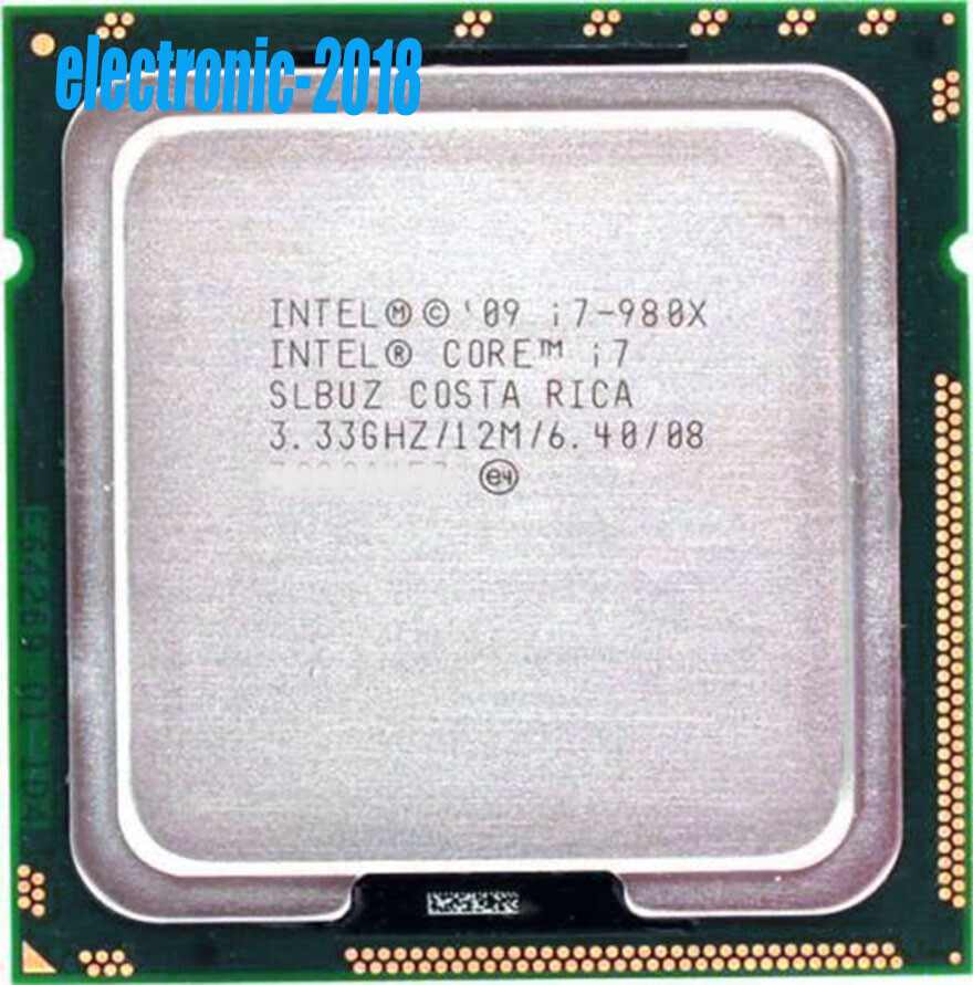 Intel Core i7-980x Extreme EditionCPU processor slbuz 3.33ghz lga1366 6 Core 12m
