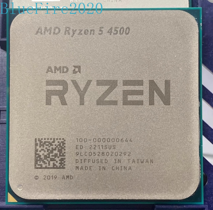 AMD Ryzen 5 4500 Socket AM4 3.6GHz 6Core 12T 8MB 65W Cache R5 4500 CPU Processor