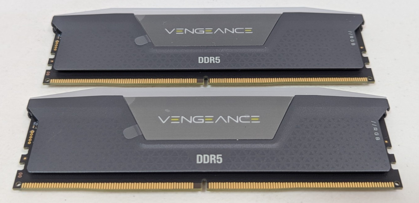 CORSAIR Vengeance RGB 32GB PC5-48000 (DDR5-6000) RAM Memory (CMH32GX5M2E6000C36)