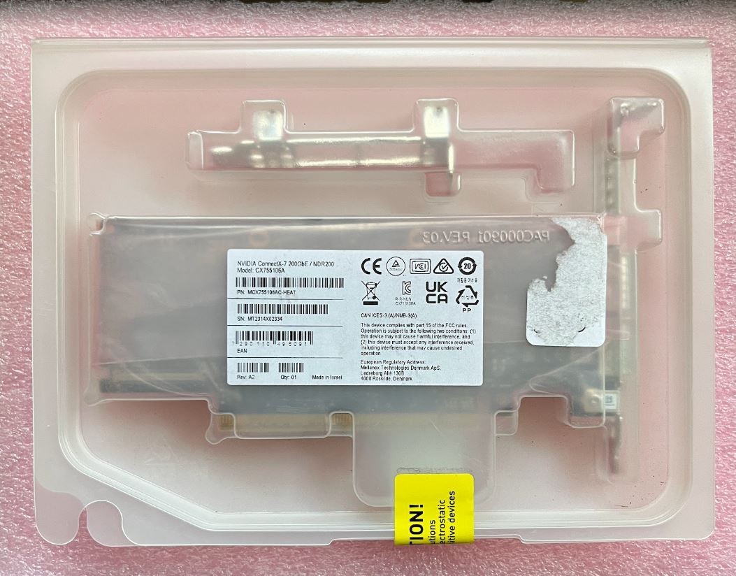 NVIDIA MCX755106AC-HEAT ConnectX-7 200GbE NDR200 Dual Port QSFP112 PCIe 5.0 x16