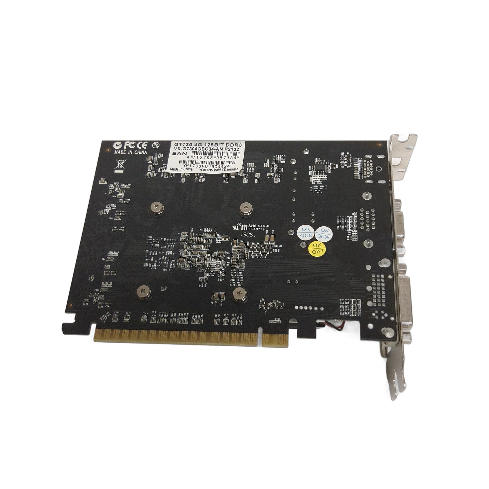 ViewMax NVIDIA GeForce GT 730 4GB DDR3 128-Bit PCIe Graphics Card HDMI VGA DVI