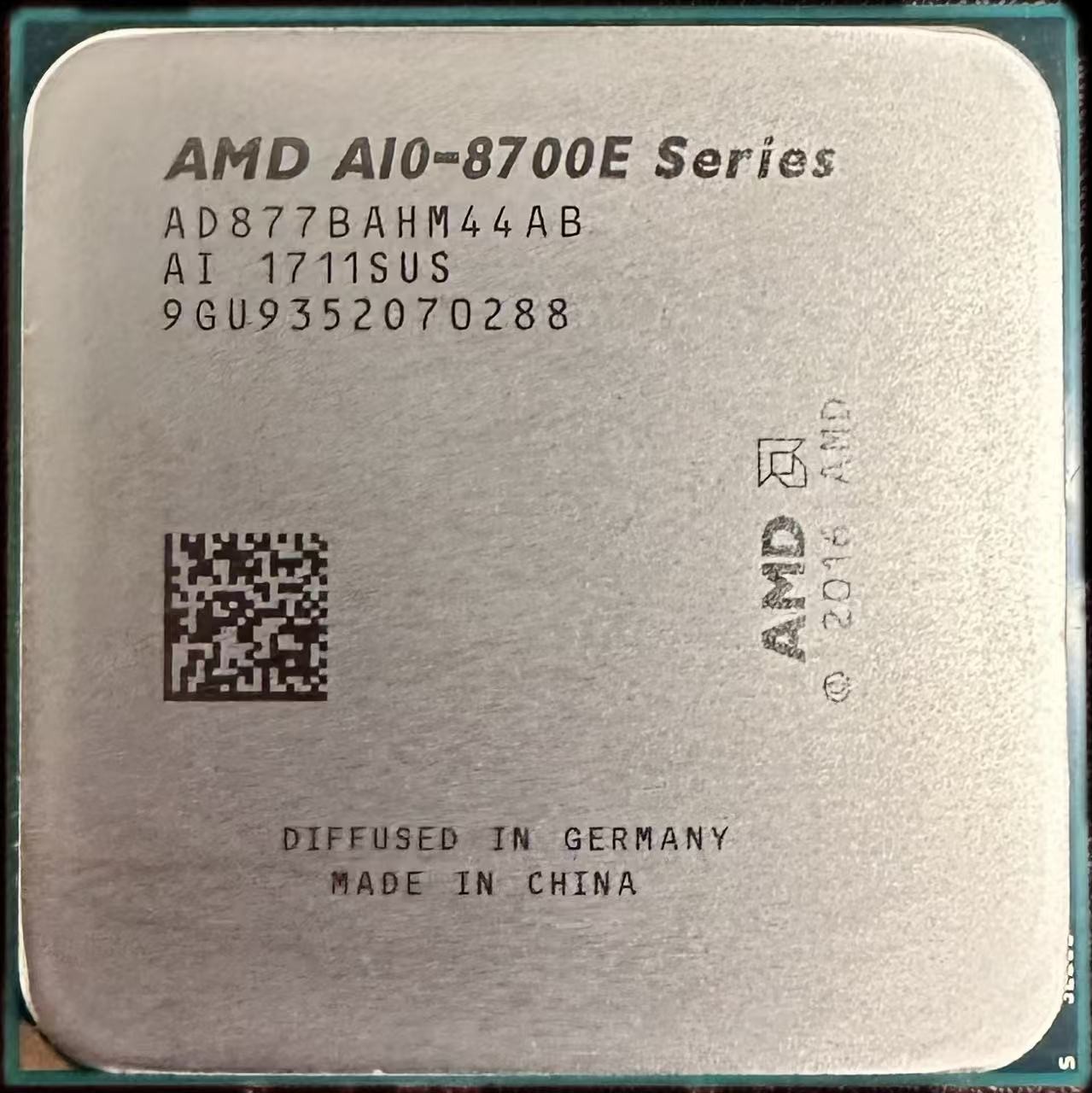 AMD PRO A10-8700E Quad-Core 2.8GHz 2M Socket AM4 Desktop CPU Processor