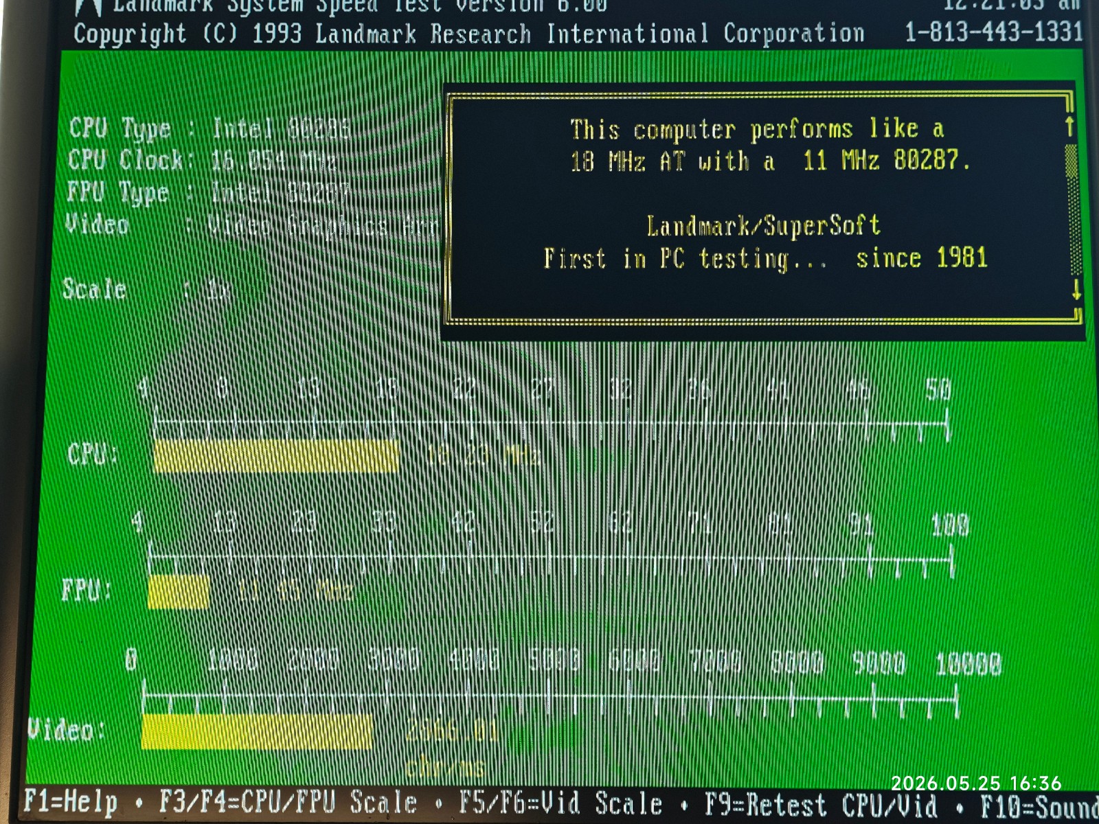 RARE 286 Motherboard PCPartner 35-7035-04-00 with Harris 16 Mhz, FPU + 2 MB RAM