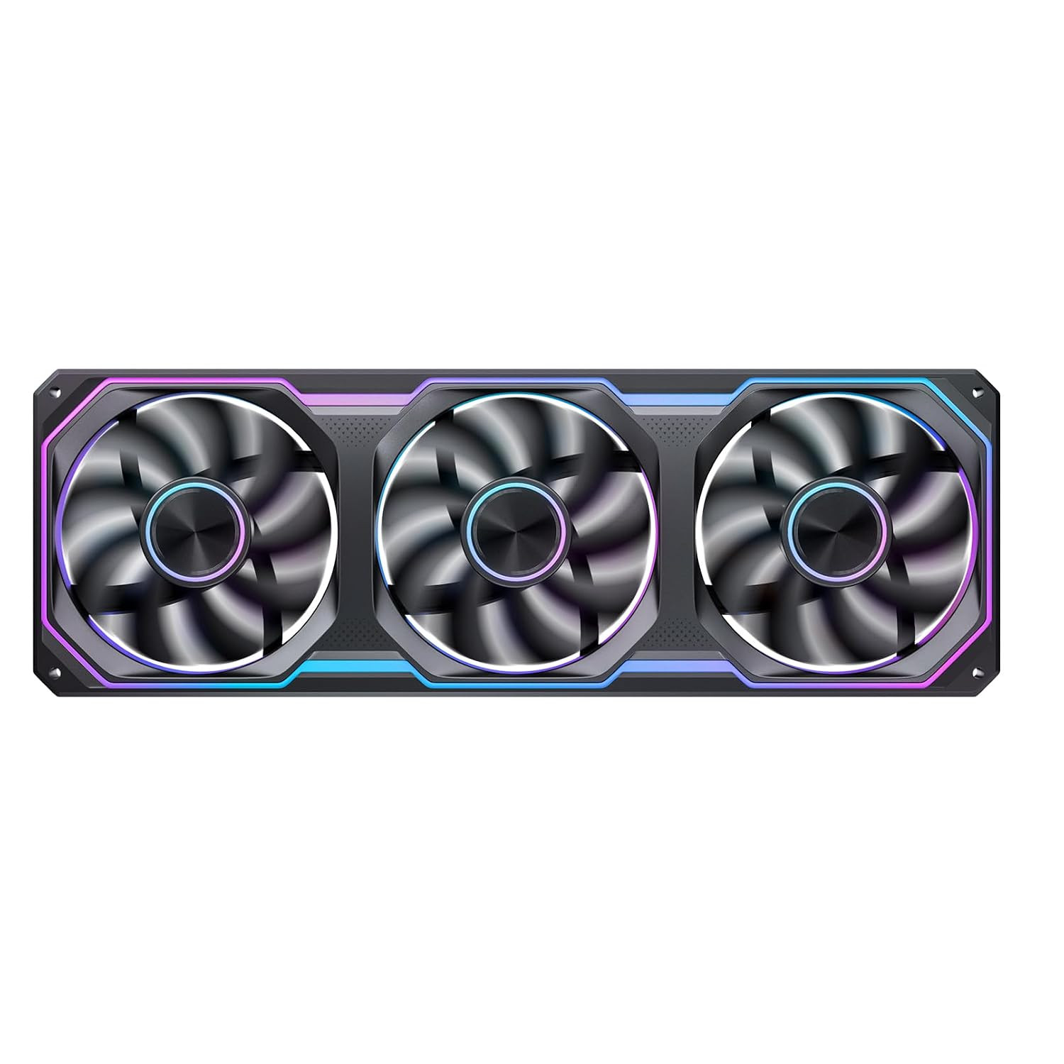 JONSBO XA-360B PC Case Fan, Silent Computer Fan,Dual-Light Effect, Switch at Wil