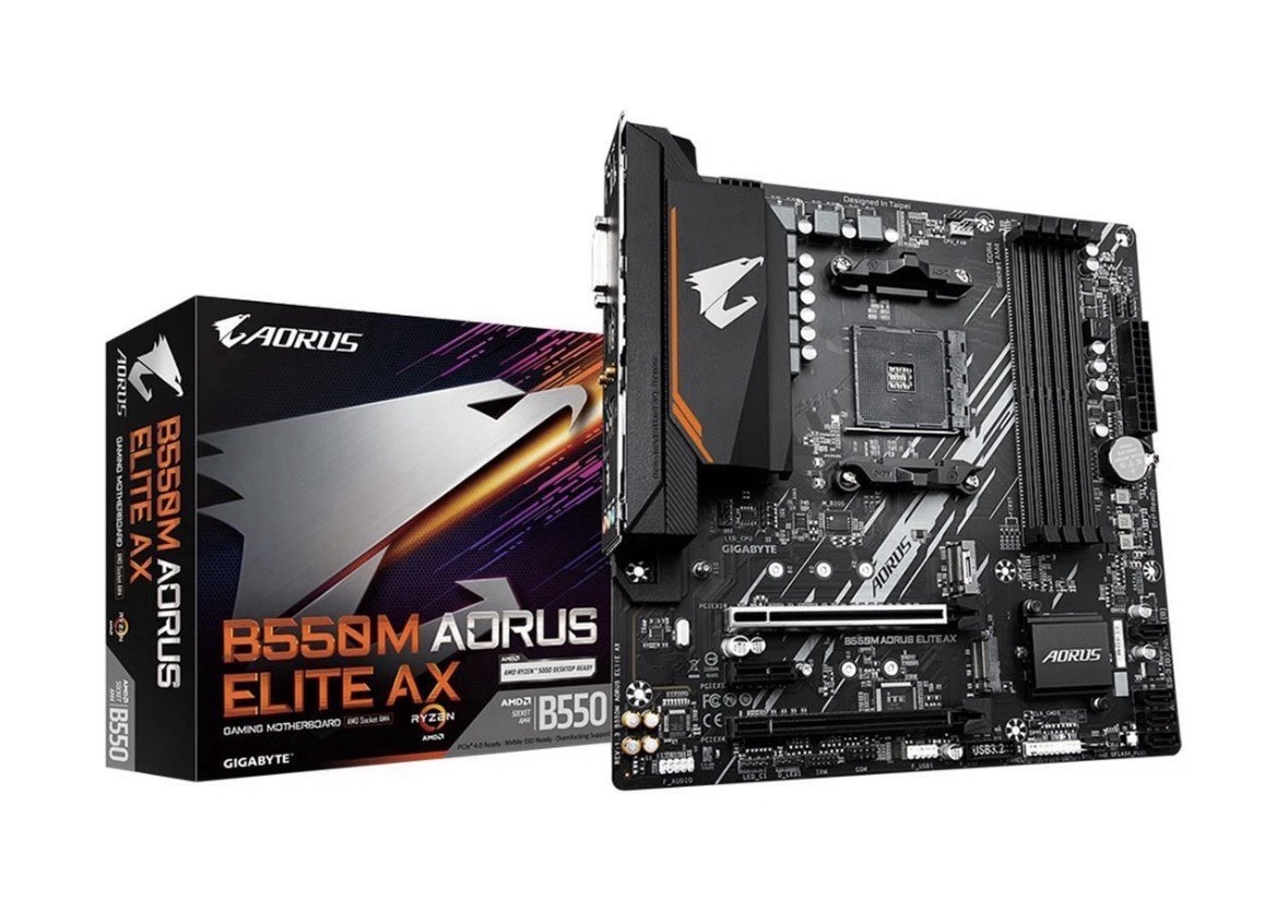 GIGABYTE B550M AORUS Elite AX (Rev 1.3) AMD AM4 MATX Motherboard