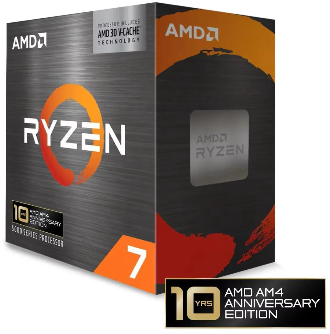 New AMD Ryzen 7 5800X3D 10th Anniversary (USA) Edition – 100-100000651POF
