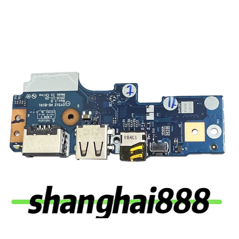 For Lenovo Legion Y520-15IKBM 80YY LAN Ethernet Audio USB Port Board 5C50P24359