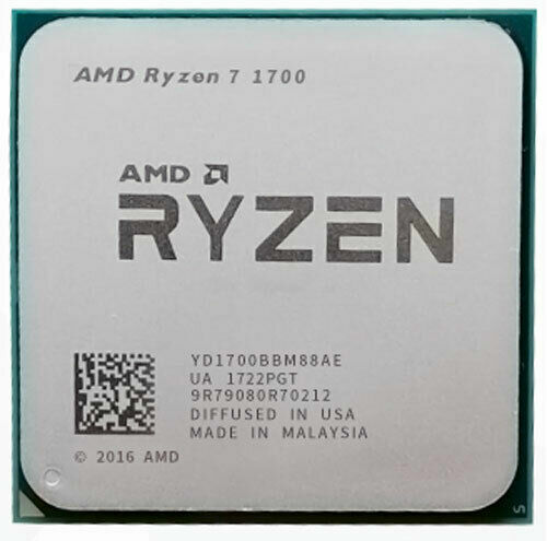 AMD Ryzen 7 1700 R7 1700 3.0 GHz 8C 16T 65W CPU Processor