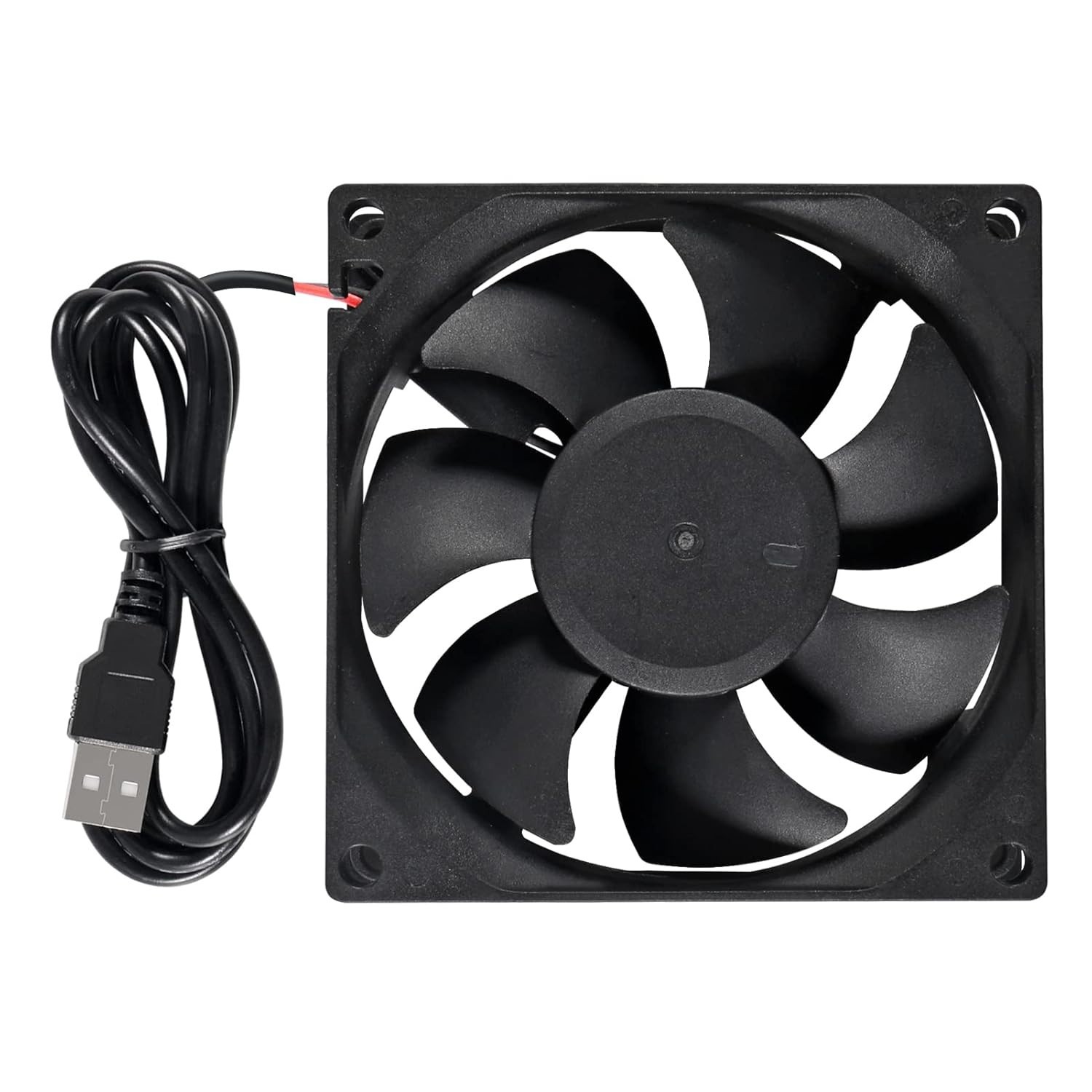2PCS 80mm USB Fan 5V Brushless 8025 80x25mm for Cooling DIY PC Computer Case …