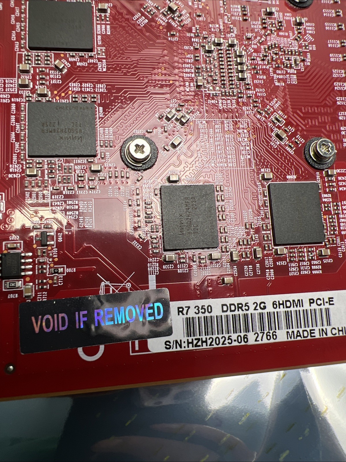 Xynsviu Radeon R7 350 2G Graphics Card, GPU Support HDMI x6 Monitor Output