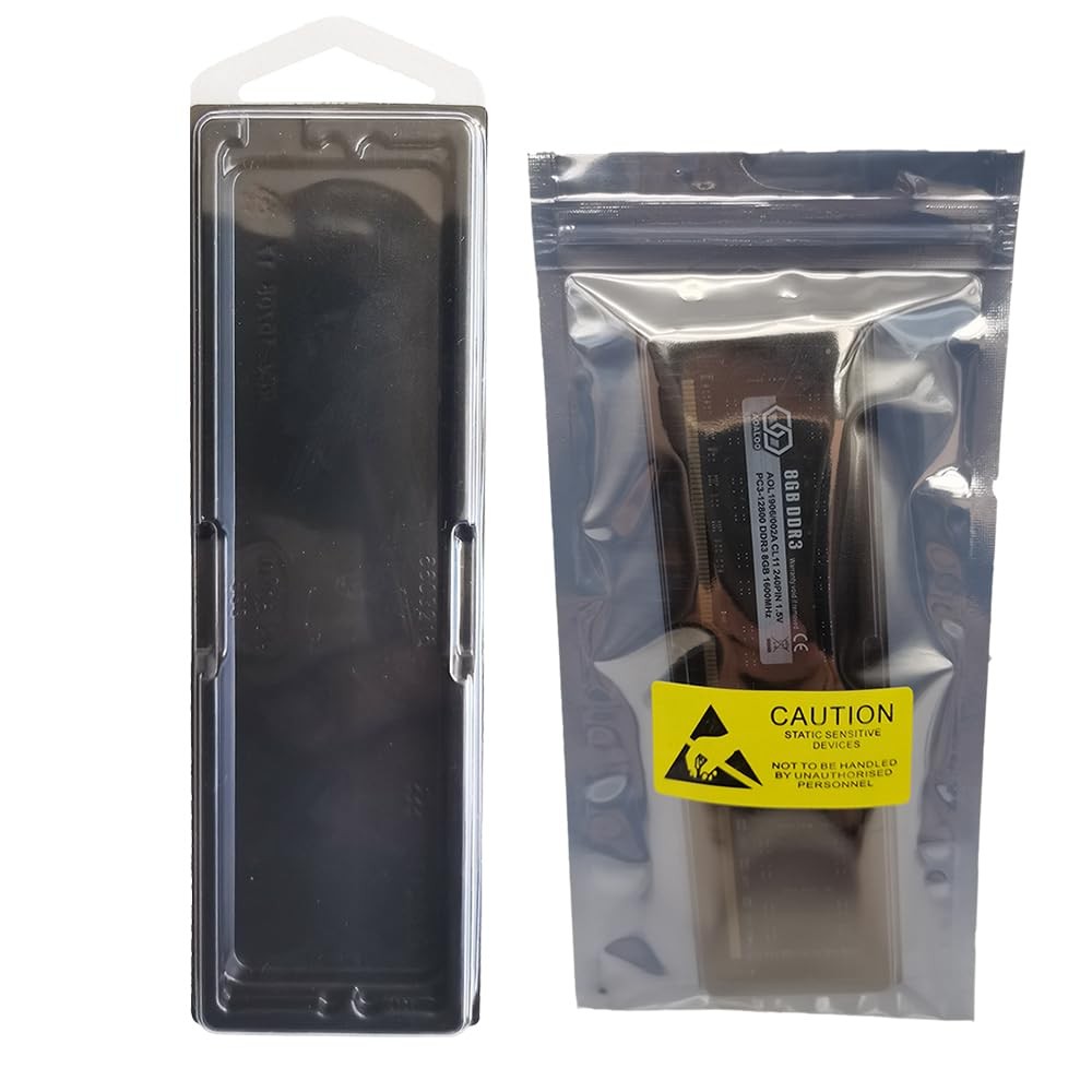 10 pcs DDR Memory Desktop RAM Module Case,Plastic Packaging Container Clamshe…