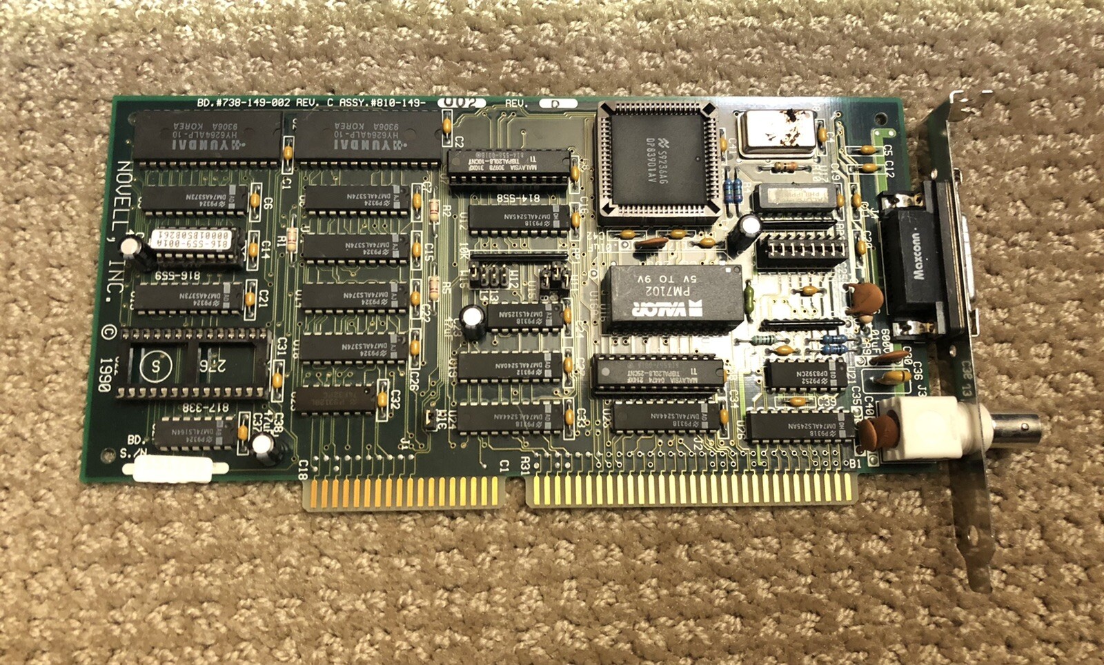 Novell 738-149-002 REV C Network Card