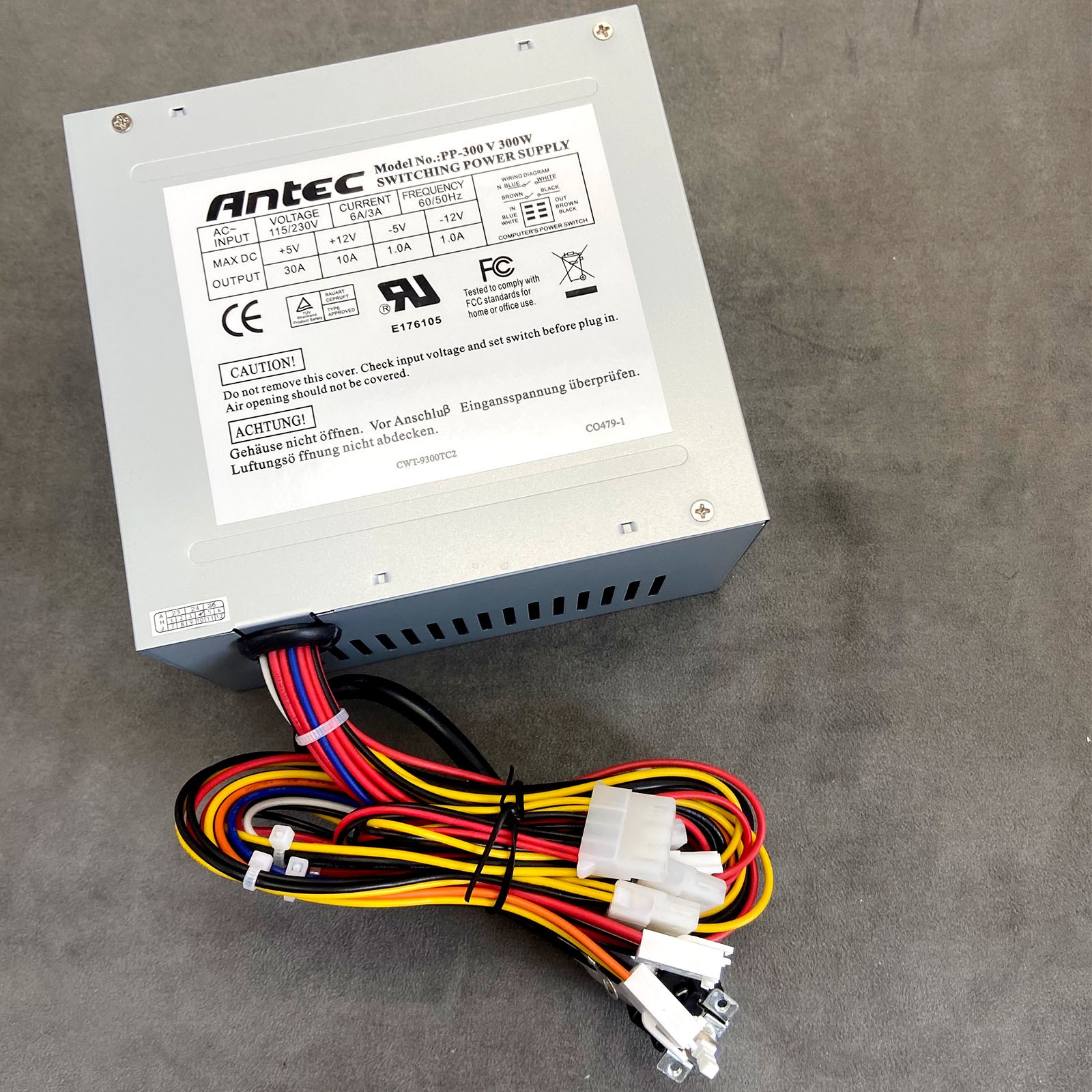 New PP-300V 300W Power Supply for ANTEC Old-style Industrial Computer AT