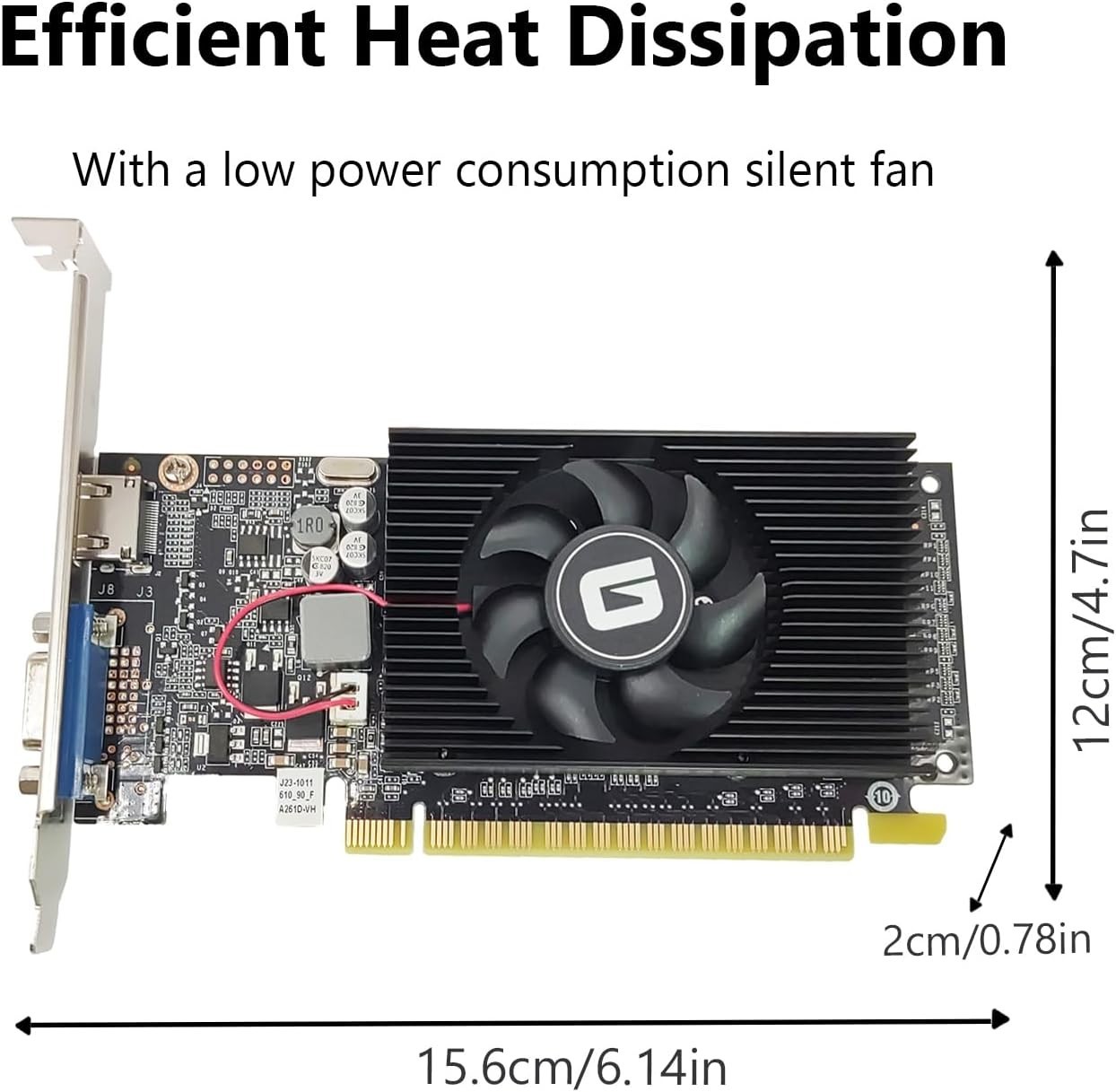 Entry Level NVIDIA GT 610 Low Profile Graphics Card – 2560×1600 Resolution