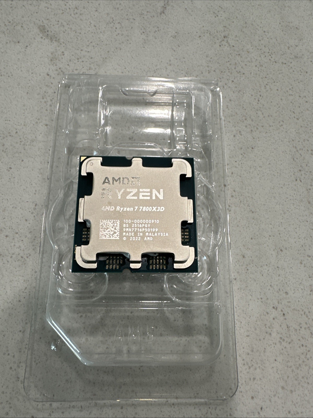AMD Ryzen 7 7800X3D 8-Cores 4.2GHz Socket AM5 Gaming CPU Processor