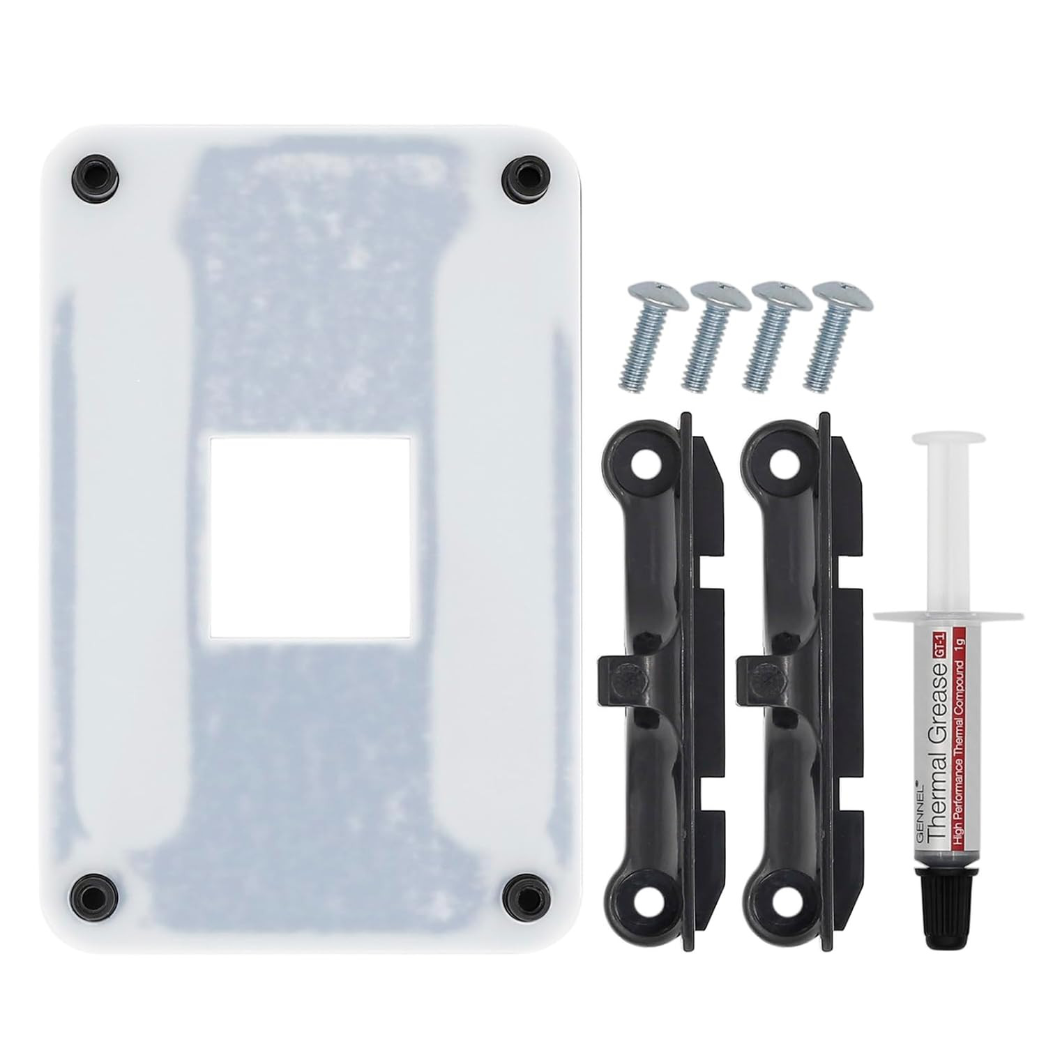 Metal Motherboard Backplate, CPU Heatsink Bracket Radiator Base Cooler Mounting