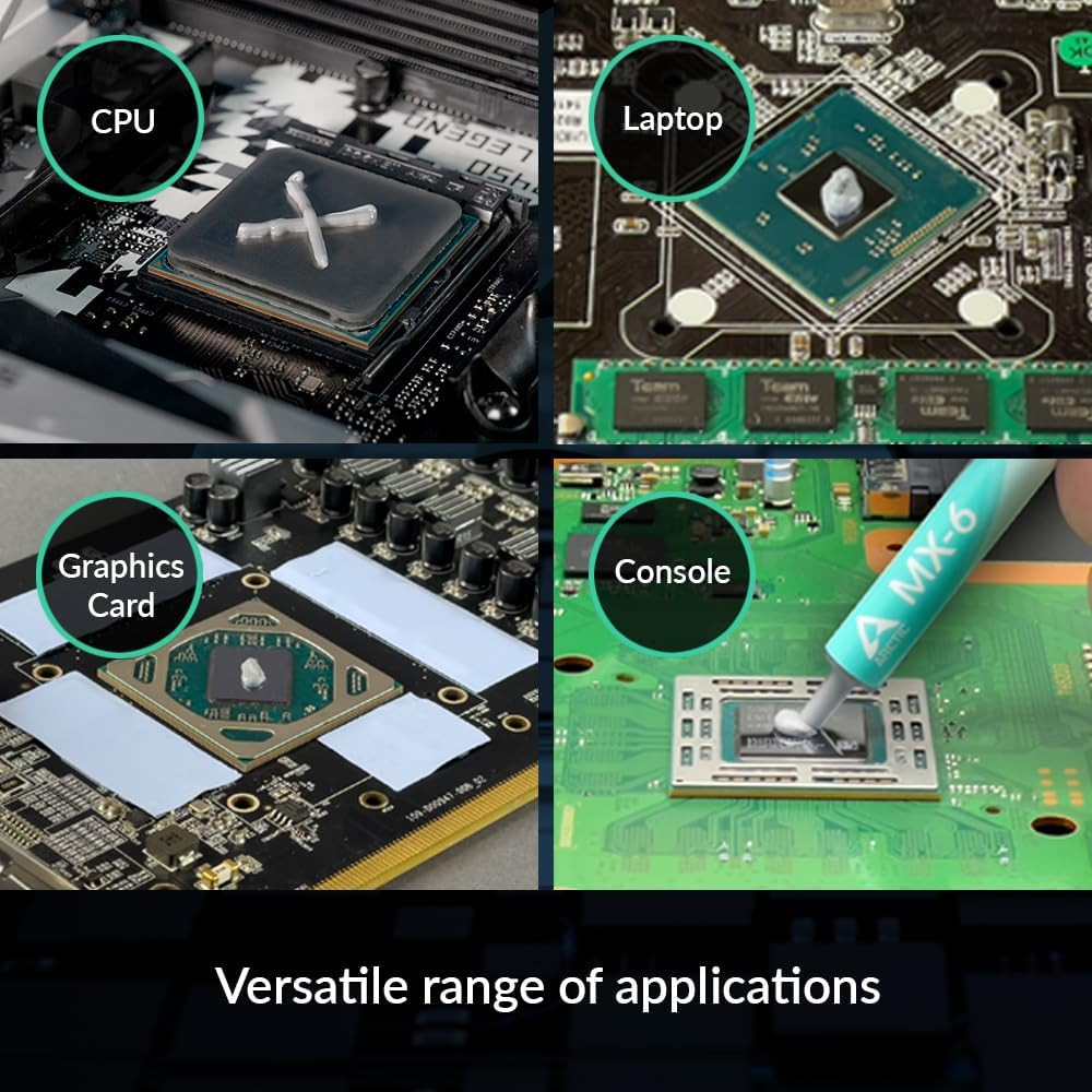 MX-6 (4 G) – Ultimate Performance Thermal Paste for CPU, Consoles, Graphics C…