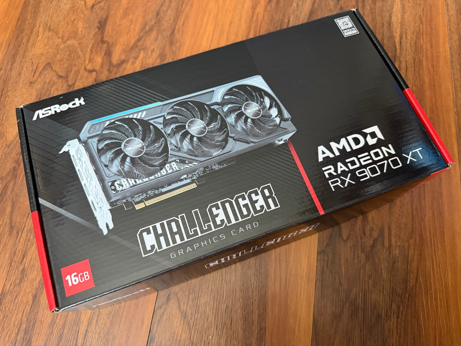 ASRock AMD Radeon RX 9070 XT 16GB Challenger GDDR6 PCI-E 5.0 x16 Graphics Card