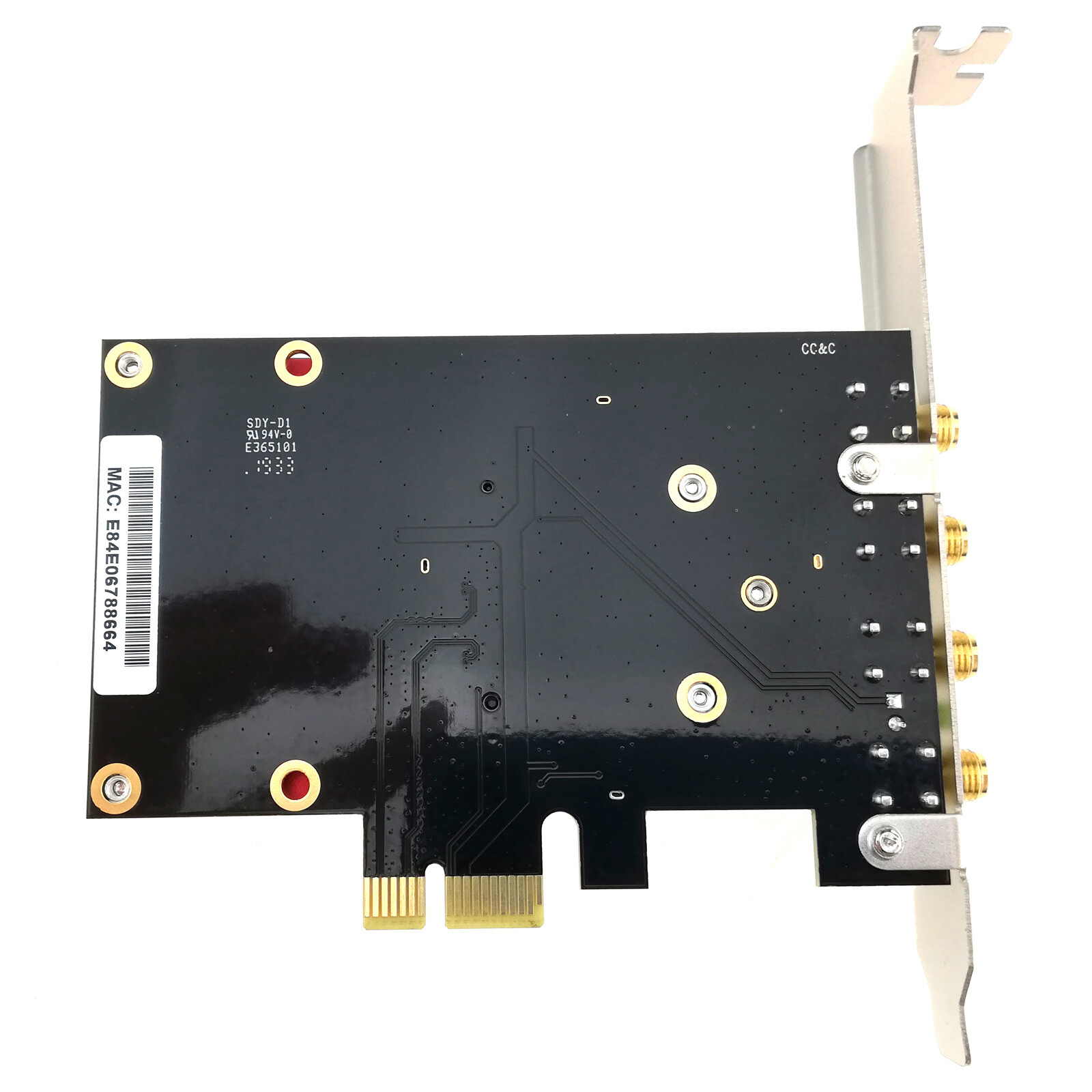 Desktop PCIe WiFi Card Dual Band Wireless Network Adapter 2.4G 5GHz 4 Antenna