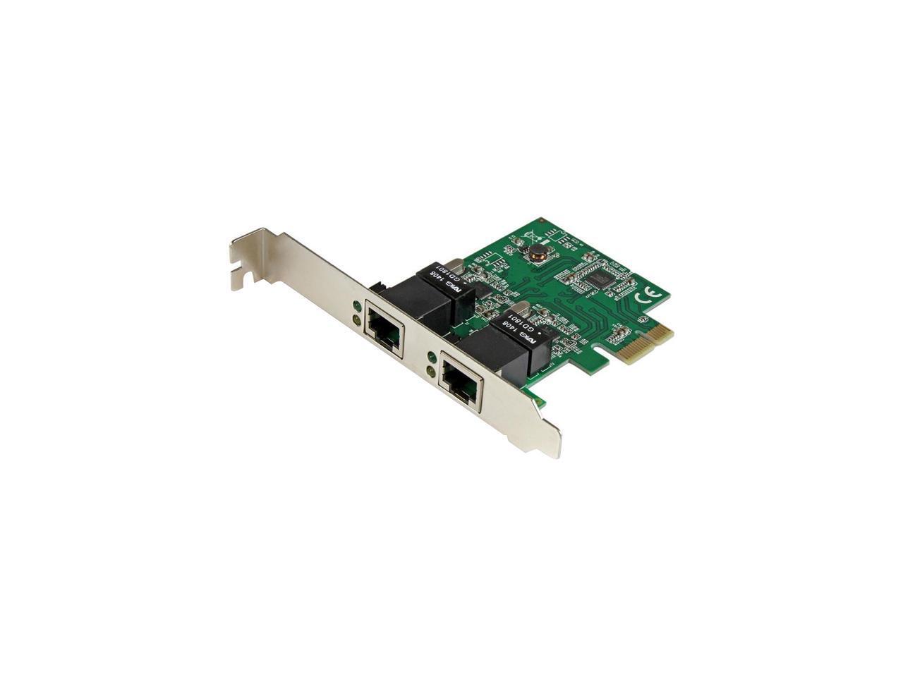 StarTech.com Dual Port Gigabit PCI Express Server Network Adapter Card – PCIe NI