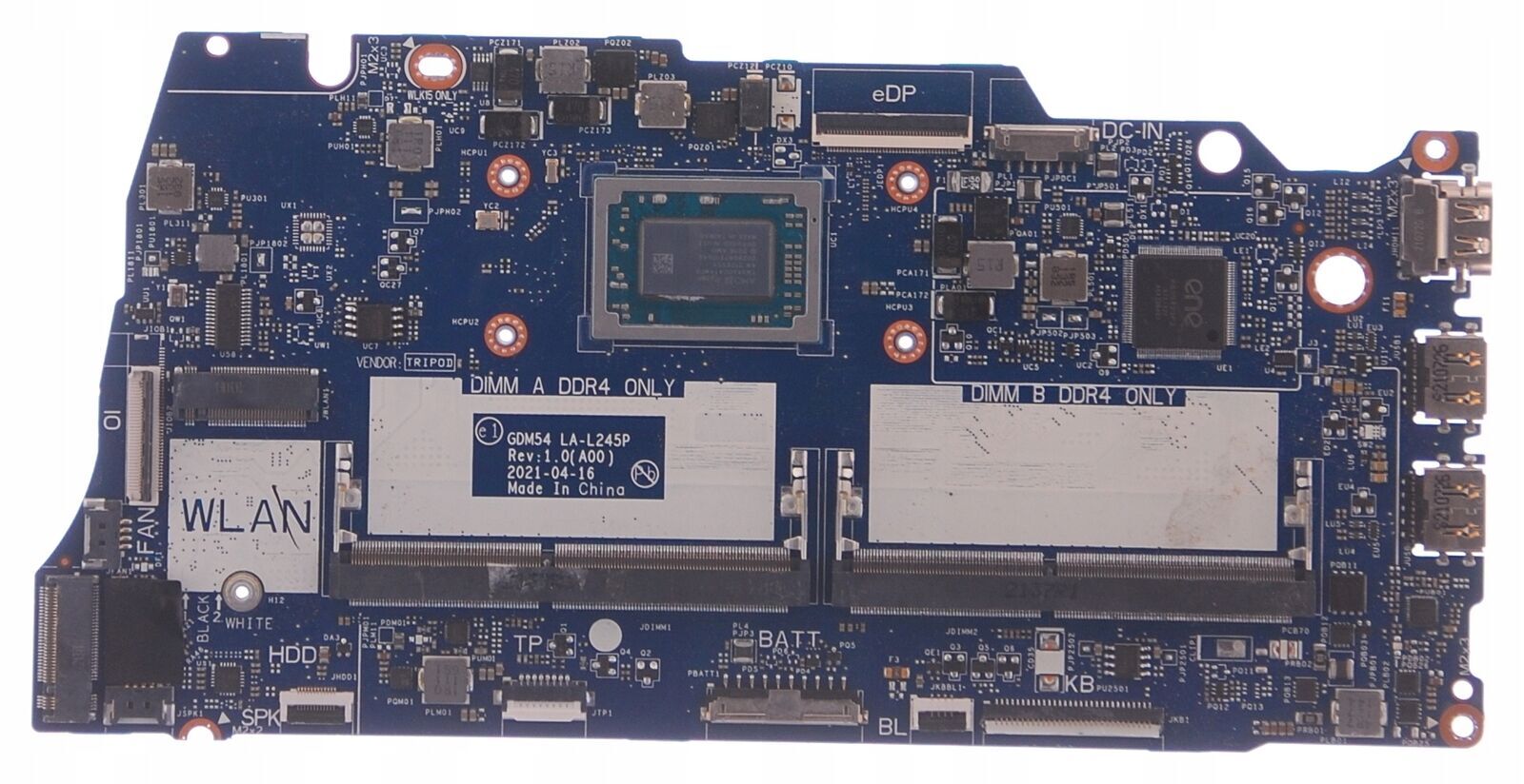GW26T 0GW26T For Dell Inspiron 3515 Laptops Motherboard R5 3450U LA-L245P