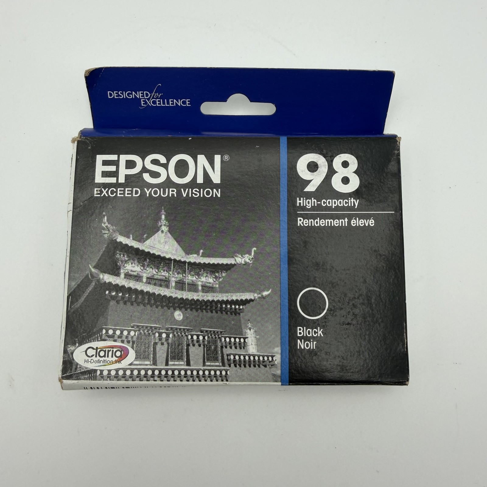 Epson 98 Black High-Capacity Ink Cartridge T098120 Genuine Claria Hi-Def – 07/21