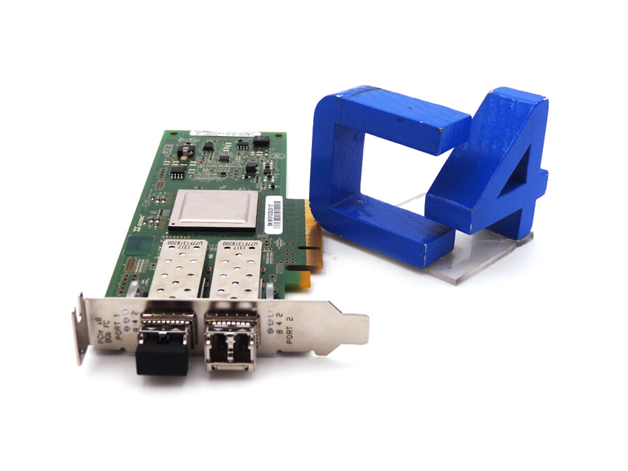 QLOGIC QLE2562 8GB PCI-E DUAL PORT FIBER CARD – 6T94G, MFP5T, RW9KF