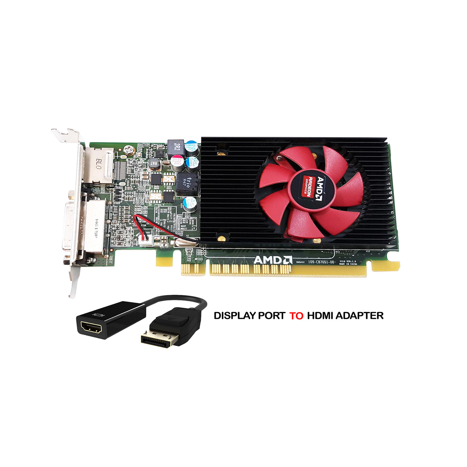 Dell AMD Radeon R5 340X / FirePro W2100 2GB Graphics DDR3 PCI Express Video Card