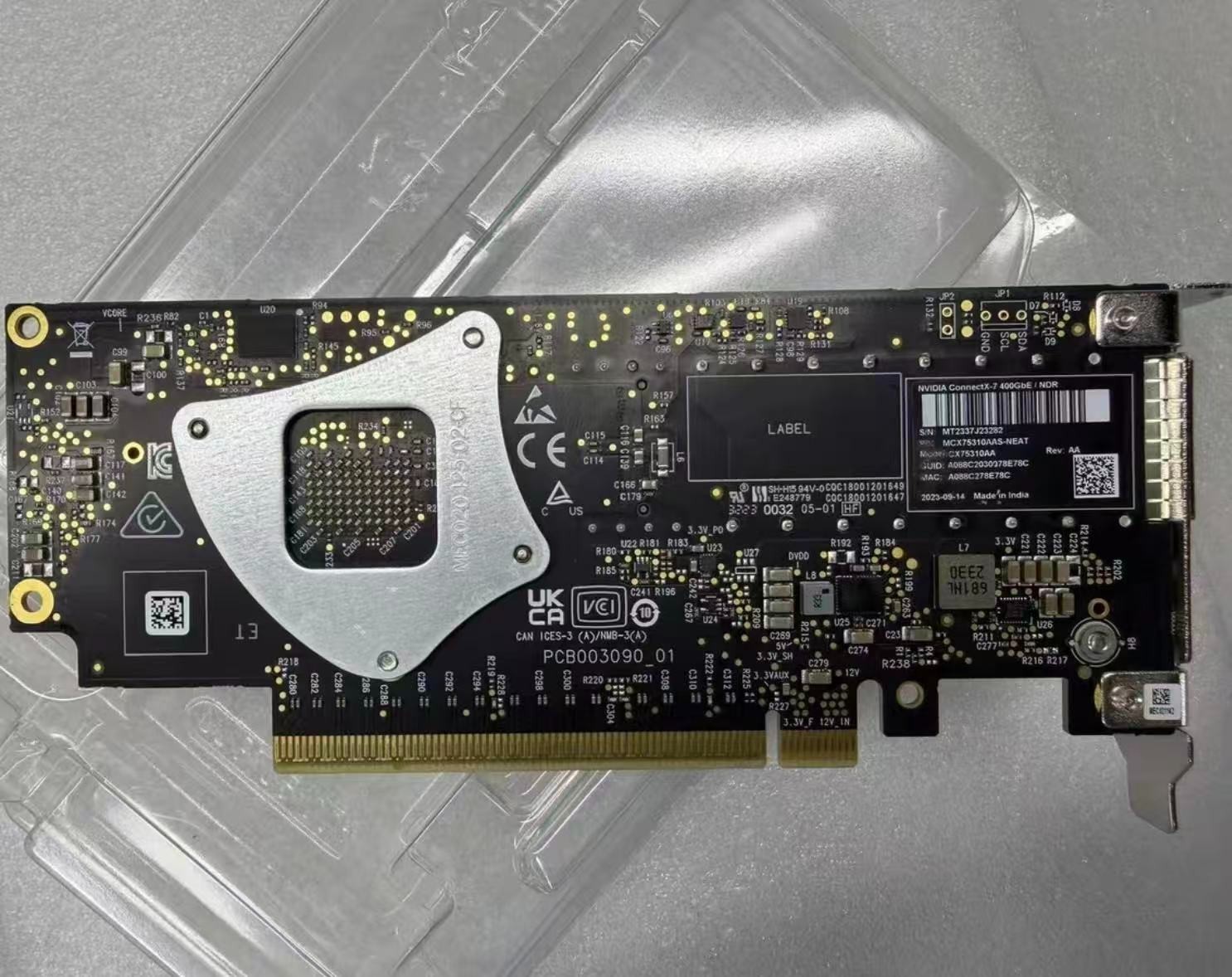 MCX75310AAS-NEAT NVIDIA Mellanox ConnectX-7 400G VPI OSFP PCIe 5.0 Network Adapt