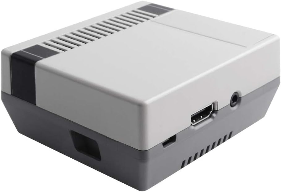 Lightweight Retro Gaming Case for Raspberry Pi 3B+ with Fan & Heatsinks Included