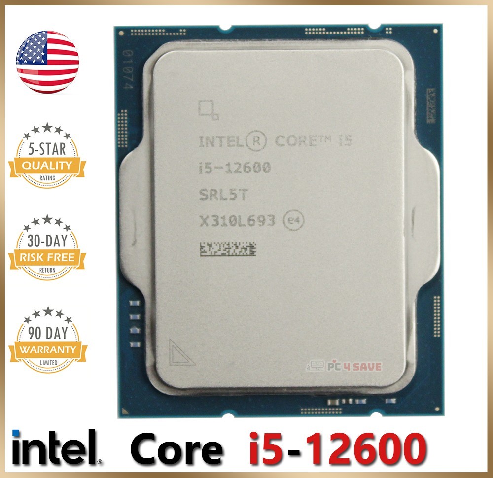 Intel Core i5-12600 SRL5T 12th Gen CPU 4.80GHz 6-Core LGA1700 Desktop Processor