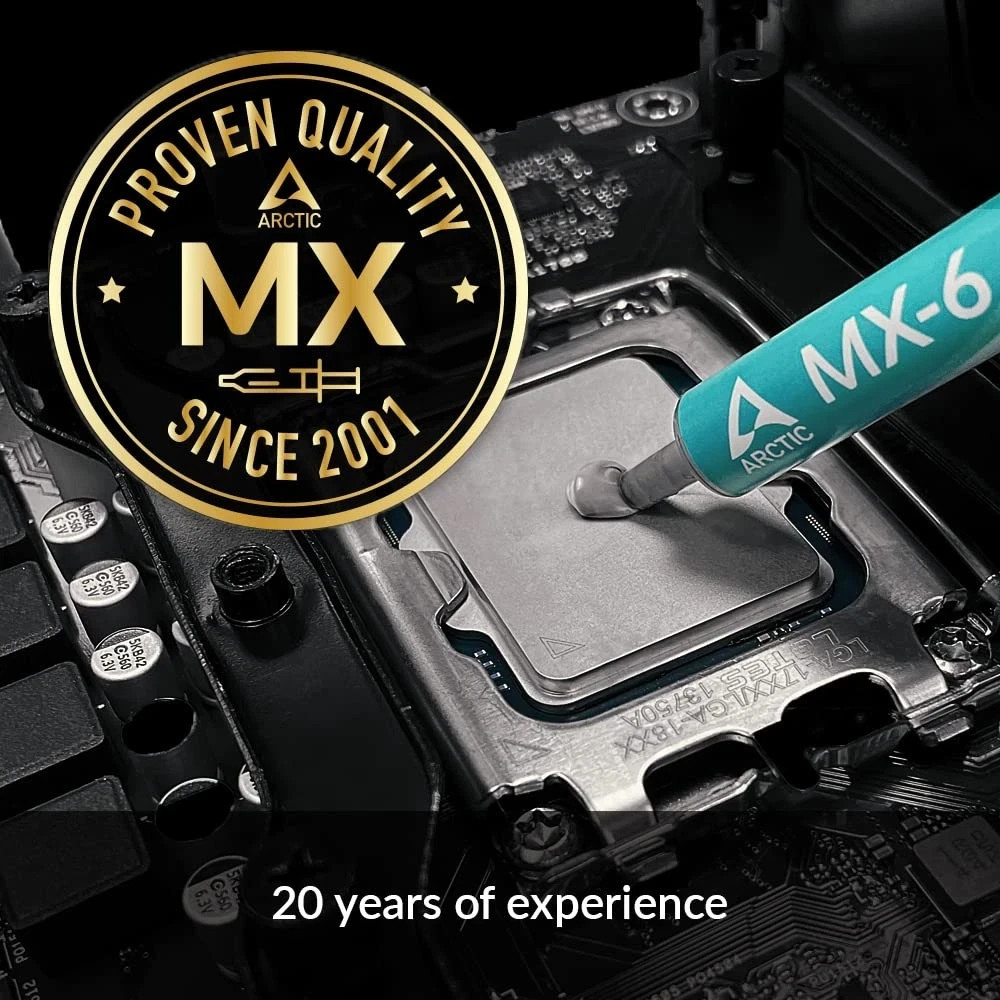 ARCTIC MX-6 (8 g) – Ultimate Performance Thermal Paste for CPU, Consoles, 8 g