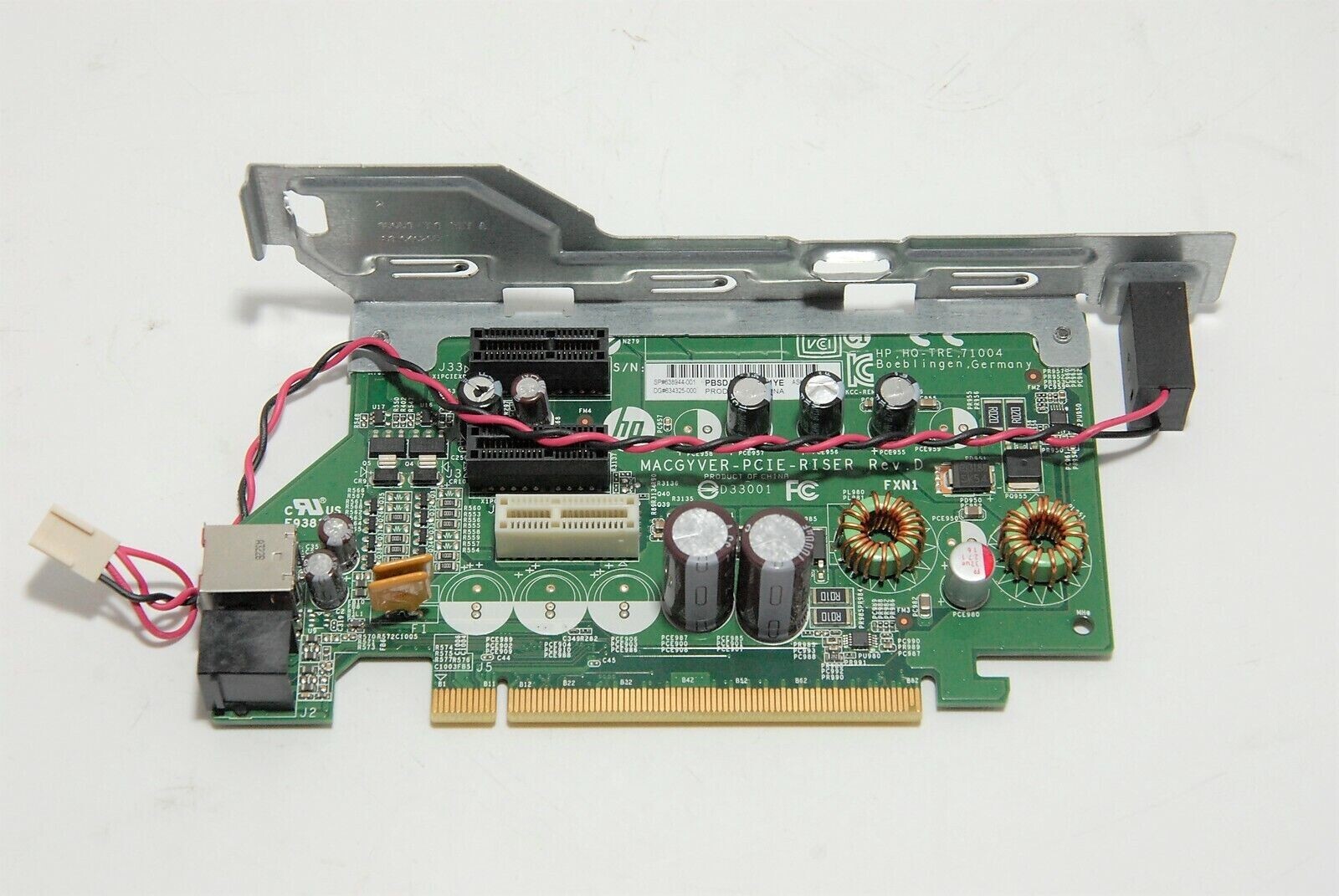 Geniune HP RP5800 MacGyver PCIE Riser Card Plug-In Module 638944-001 640266-00
