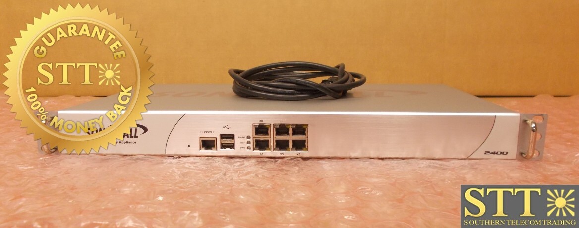 1RK25-084 SONICWALL 101-500171-60 NSA 2400 8 10/100/1000 PORT SECURITY FIREWALL