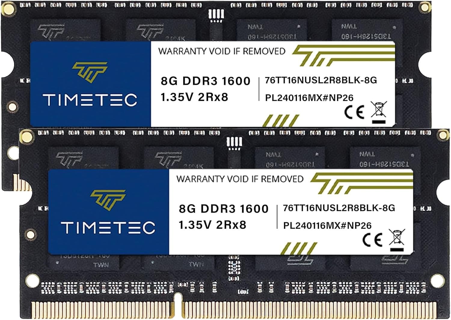 High-Speed 16GB RAM Upgrade Kit (2x8GB) 1600MHz SO-DIMM for Laptop/Notebook