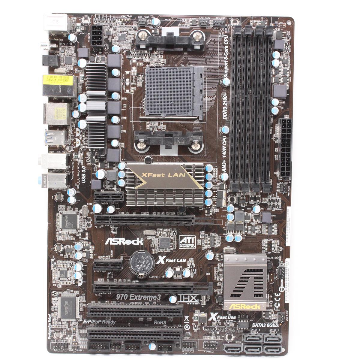 ASRock 970 Extreme3 AMD 970 ATX Motherboard Socket AM3+ with Blemish (#5989)