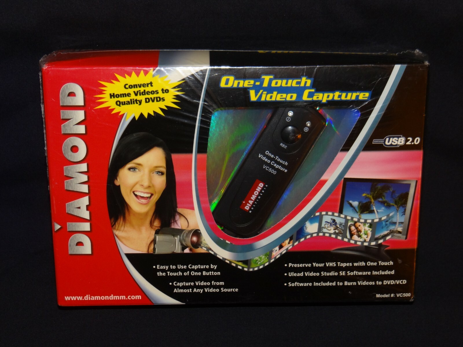 Diamond – Model #: VC500 One Touch USB Video Capture
