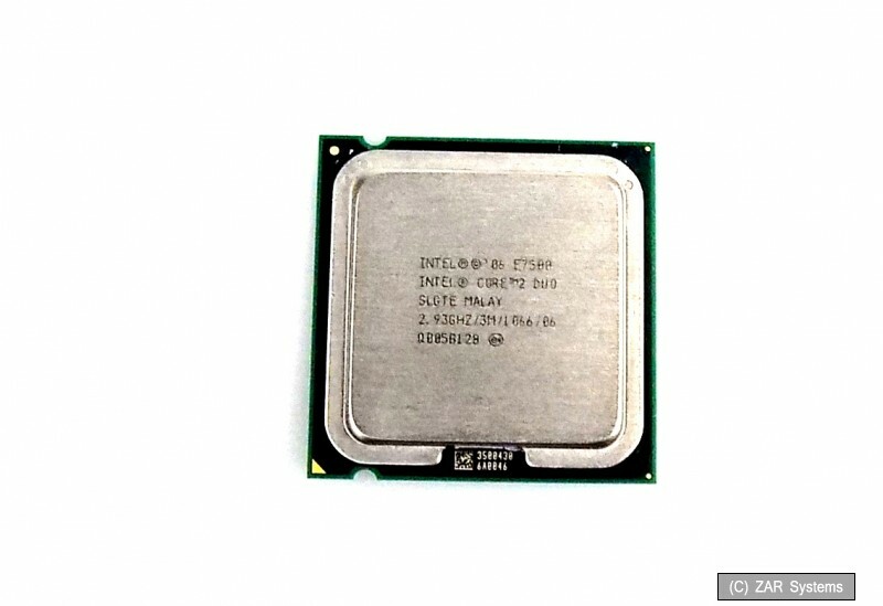 Original INTEL Core 2 Duo E7500 2,93 GHz 3M/1066 Sockel 775 CPU Prozessor, BULK