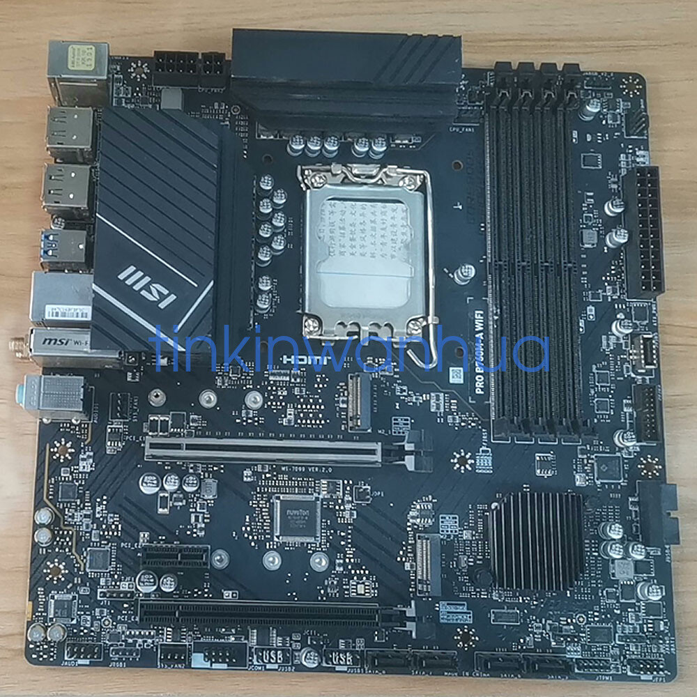 For MSI PRO B760M-A WIFI Motherboard DDR5 PCIe 4.0 HDMI+DisplayPort M-ATX