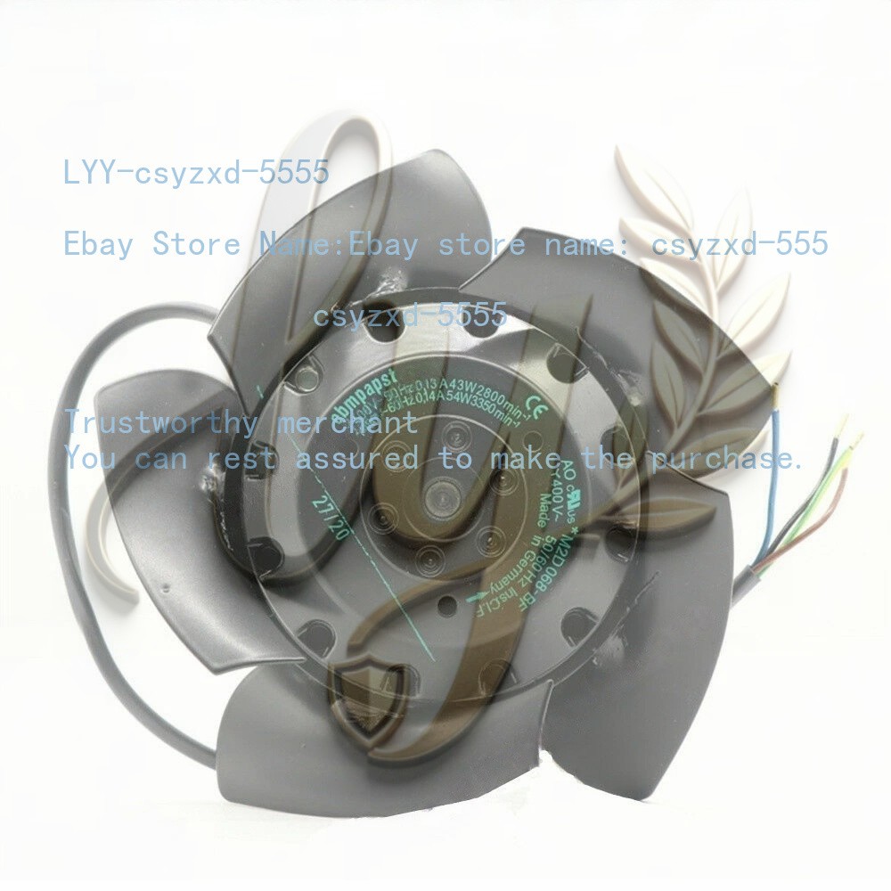Replacement For Ebmpapst W2D155-EB08-01 400V Siemens Spindle Motor Fan No frame